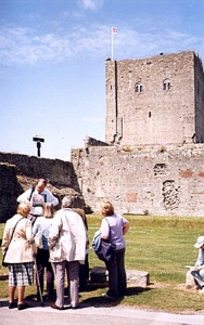 Portchester Castle BHSG visit led by Paul Chamberlain