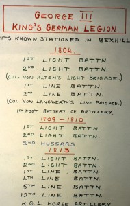Units stationed in Bexhill