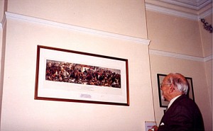 Wellington Room Northern Hotel Fred Rye unveling picture in memory of Philip Offord